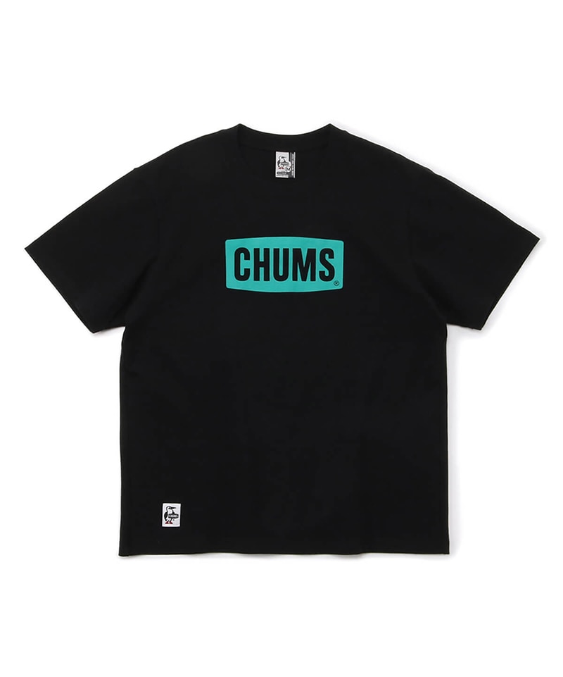 CHUMS Logo T-Shirt/チャムスロゴTシャツ(トップス/Tシャツ)(M Teal Blue): トップス|CHUMS(チャムス)| アウトドアファッション公式通販