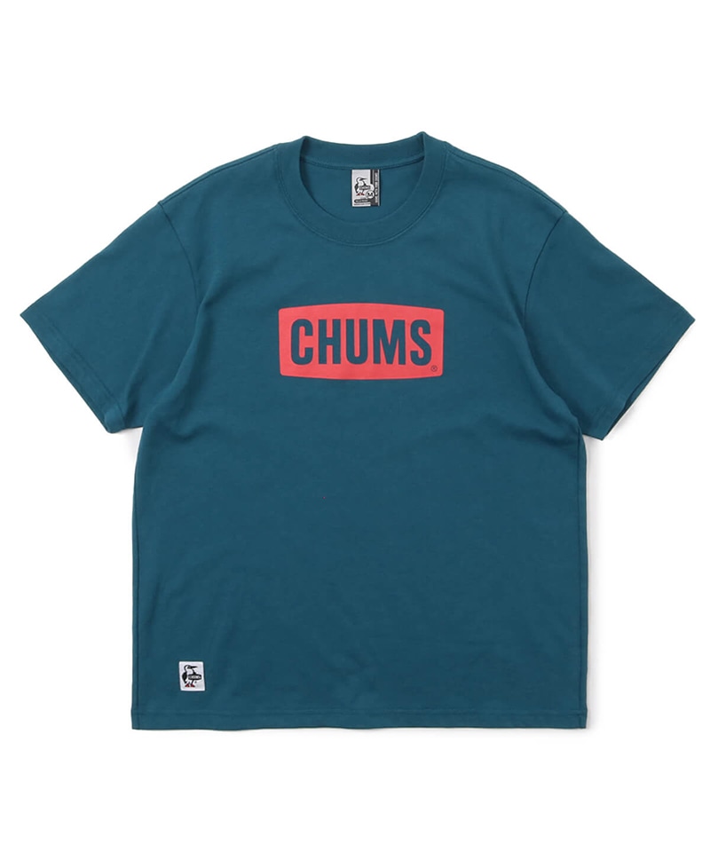 CHUMS Logo T-Shirt/チャムスロゴTシャツ(トップス/Tシャツ)(M Teal Blue): トップス|CHUMS(チャムス)| アウトドアファッション公式通販