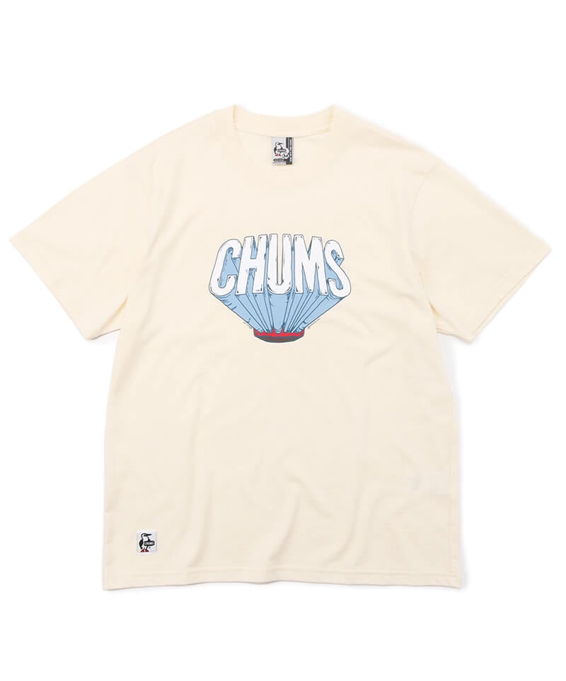 3d Chums Logo T Shirt 3dチャムスロゴtシャツ トップス Tシャツ M Natural トップス Chums チャムス アウトドアファッション公式通販