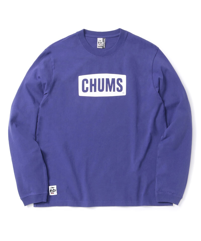 Purple |　チャムスロゴロングスリーブTシャツ