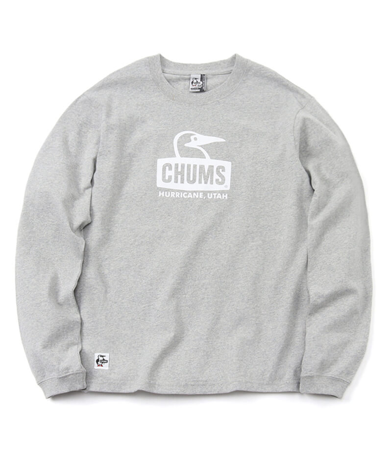 Booby Face L/S T-Shirt/ブービーフェイスロングスリーブTシャツ(ロンT/ロングTシャツ)(M Beige×Brown):  トップス|CHUMS(チャムス)|アウトドアファッション公式通販