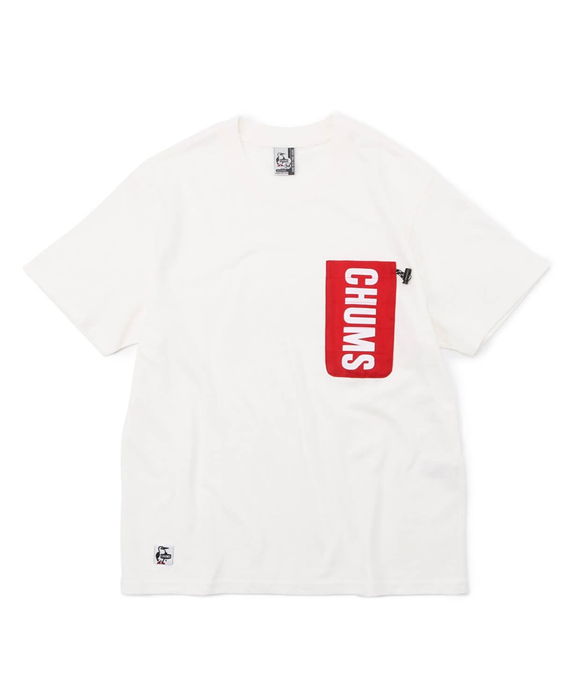 Sleeping Bag Pocket T Shirt 限定 スリーピングバッグポケットtシャツ トップス Tシャツ M Chums Logo トップス Chums チャムス アウトドアファッション公式通販