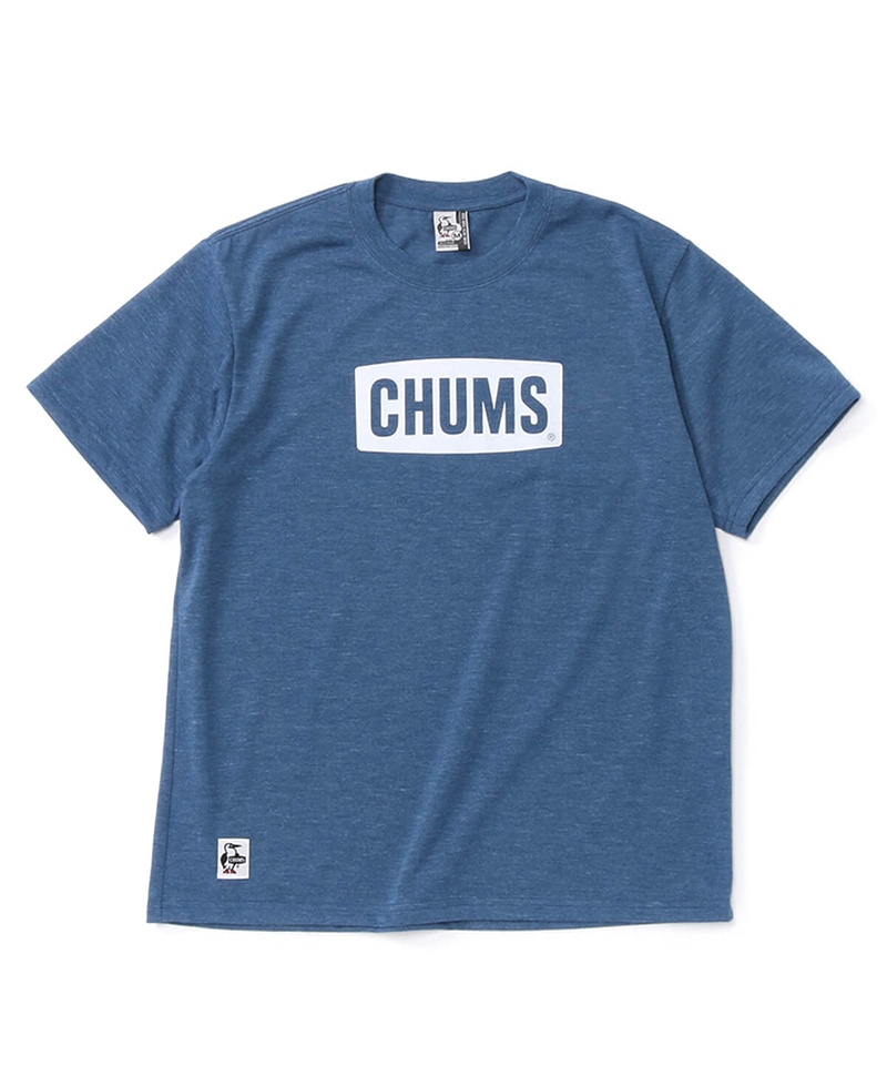 CHUMS Logo T-Shirt DRY Indigo(チャムスロゴTシャツドライインディゴ(トップス/Tシャツ))