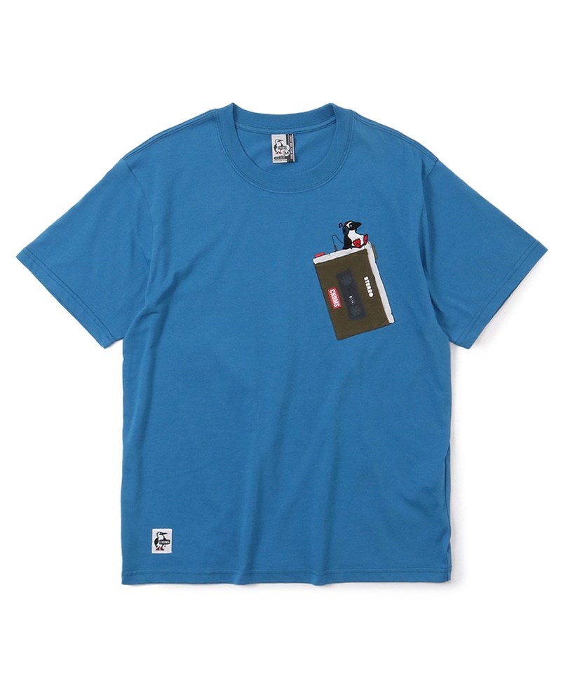 Booby Listening To Music Pocket T Shirt ブービーリスニングトゥミュージックポケットtシャツ トップス Tシャツ M White トップス Chums チャムス アウトドアファッション公式通販