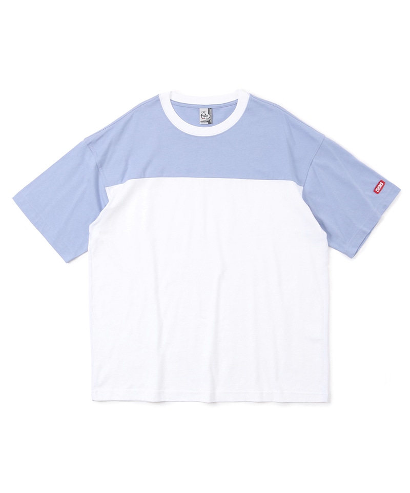 Lavender/White| オーバーサイズツートーンTシャツ