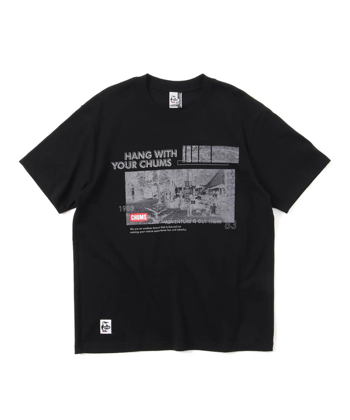 Adventure Is Out There T Shirt アドベンチャーイズアウトゼアtシャツ トップス Tシャツ M H Gray トップス Chums チャムス アウトドアファッション公式通販