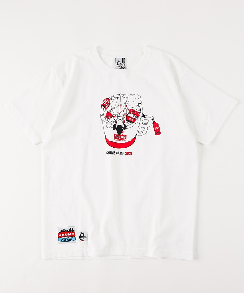 CHUMS CAMP 2021 T-Shirt(【限定】チャムスキャンプ2021Tシャツ(トップス/Tシャツ))