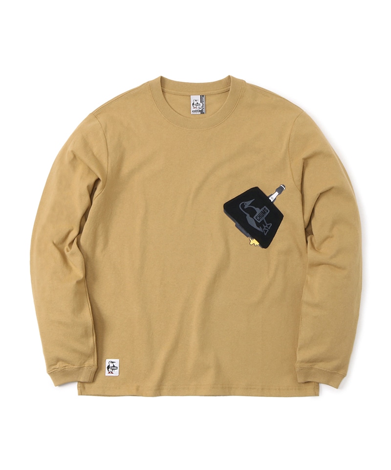 Beige | 【WEB限定】ホットサンドイッチクッカーポケットロングスリーブT