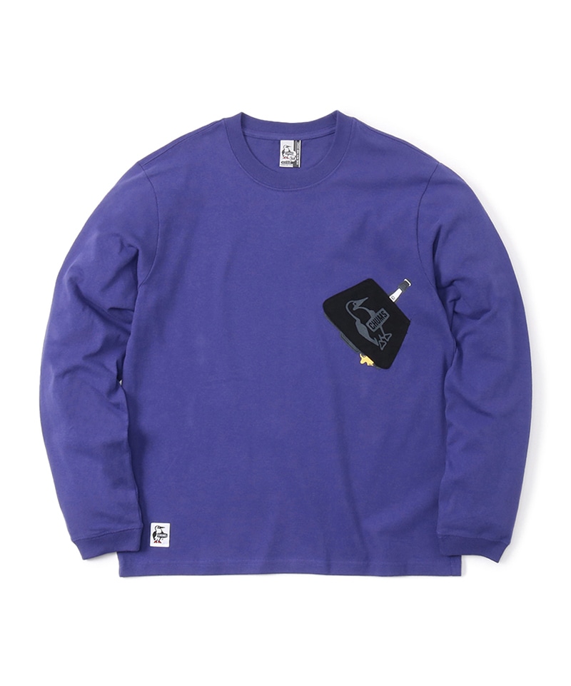 Purple |　【WEB限定】ホットサンドイッチクッカーポケットロングスリーブT