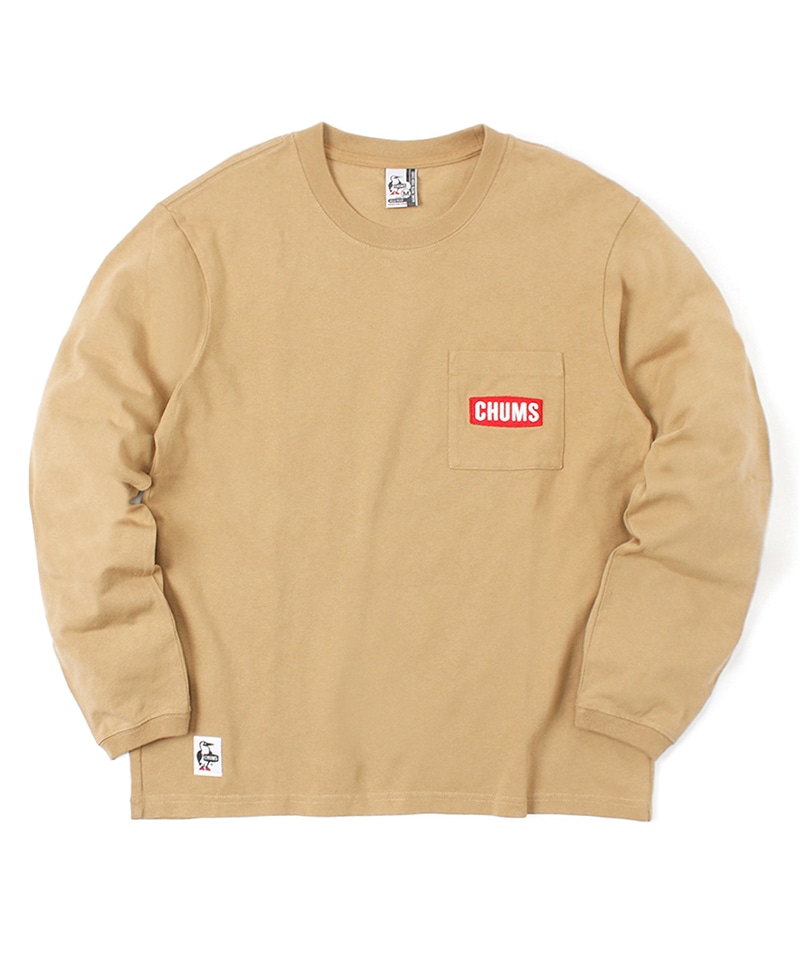 CHUMS Logo Pocket L/S T-Shirt/チャムスロゴポケットロングスリーブT