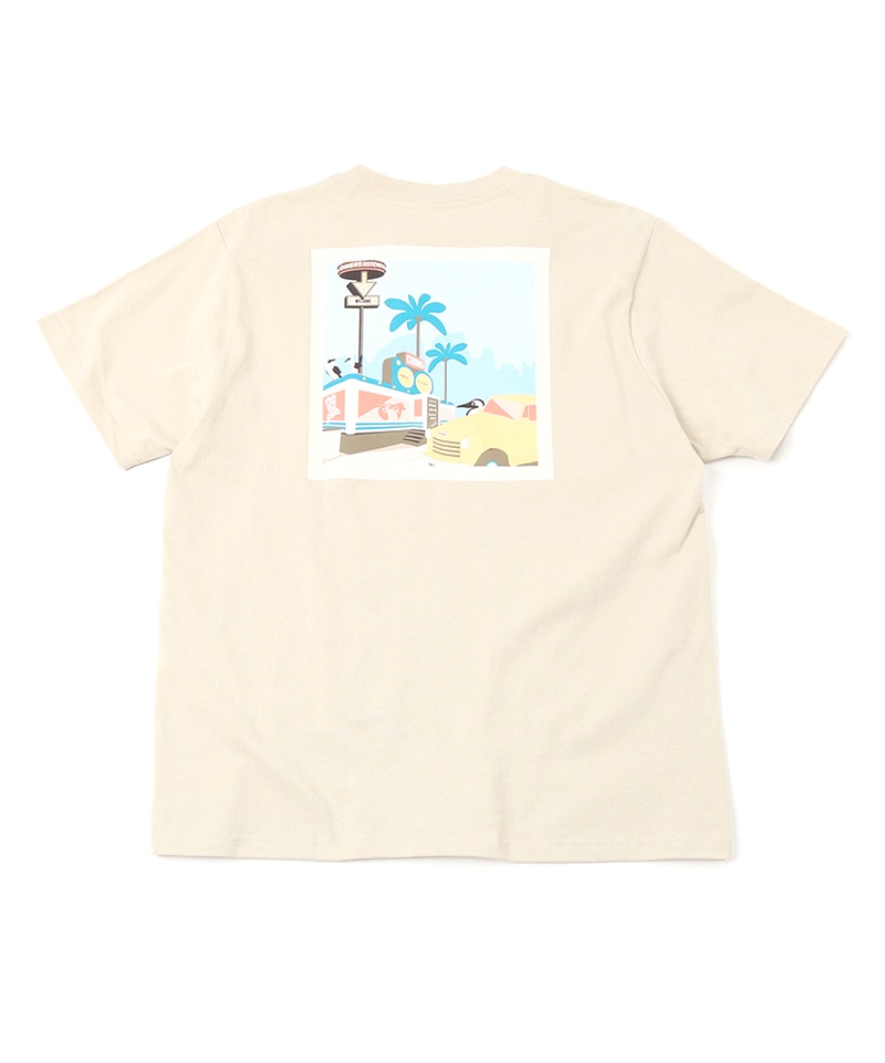 チャムス　半袖Tシャツ　ベージュ　XLサイズ