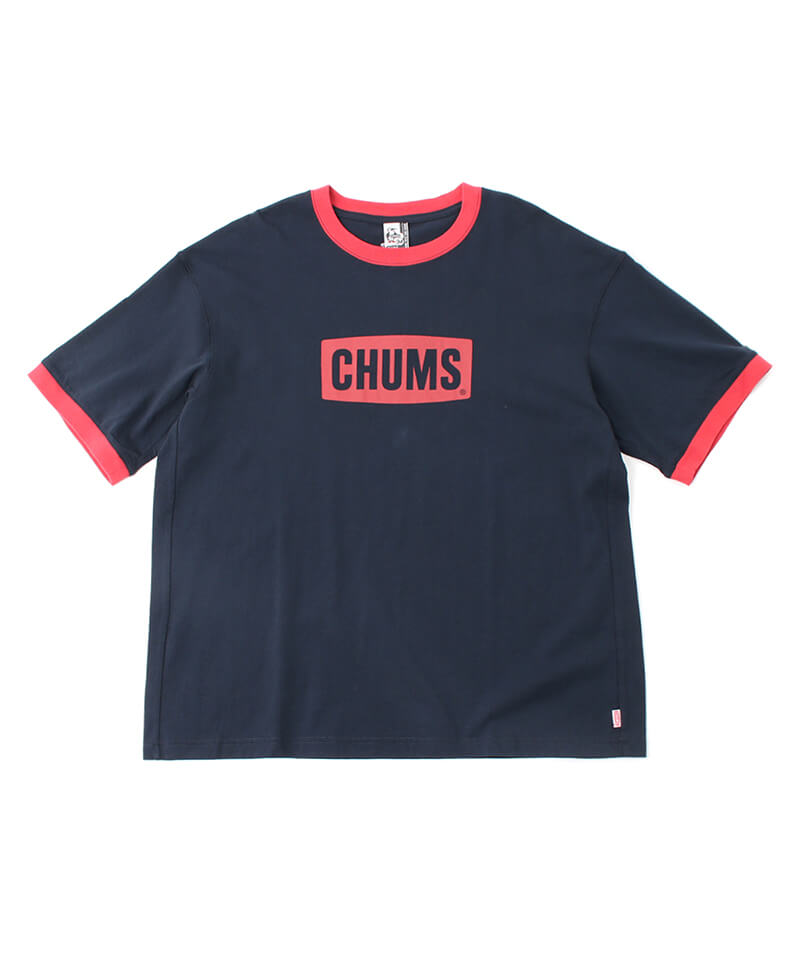 Oversized Ringer CHUMS Logo T-Shirt(オーバーサイズドリンガーチャムスロゴTシャツ(トップス/Tシャツ))