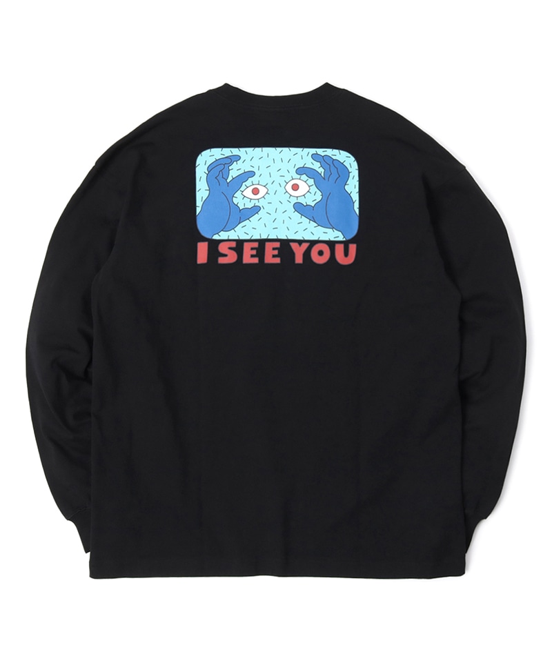 SAYORI WADA Oversized I SEE YOU L/S T-Shirt