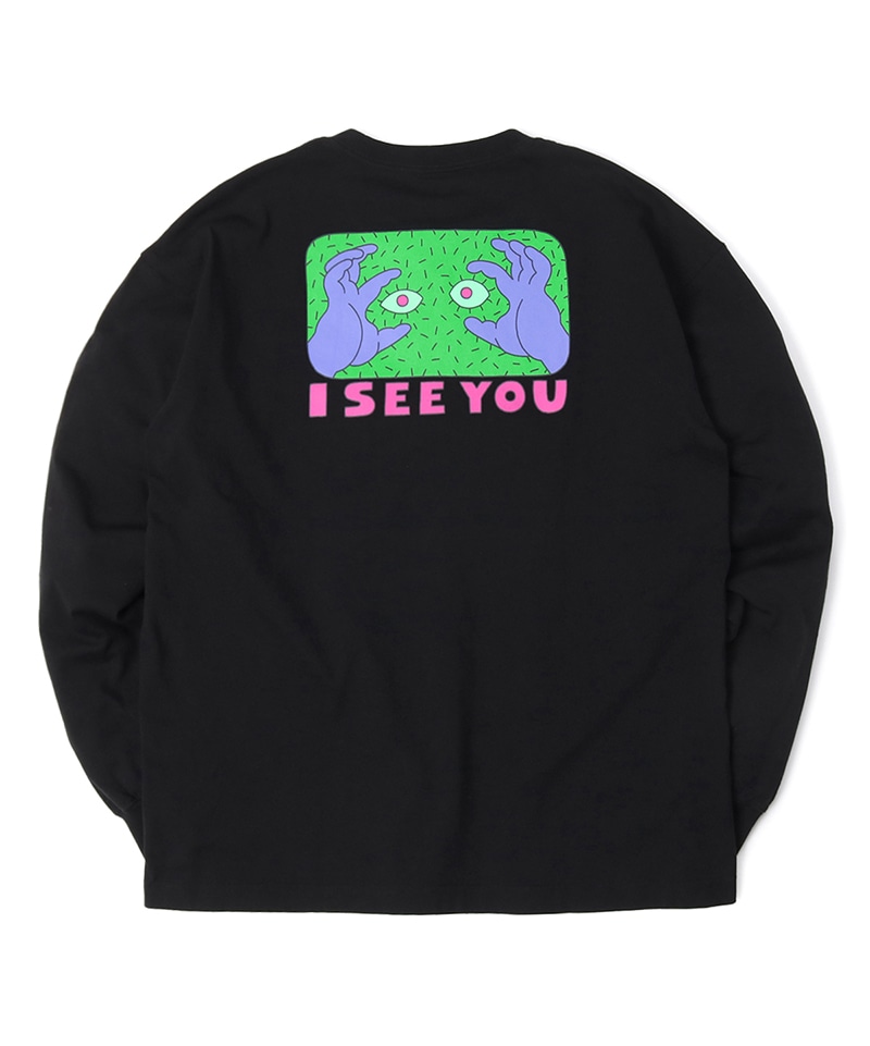 SAYORI WADA Oversized I SEE YOU L/S T-Shirt