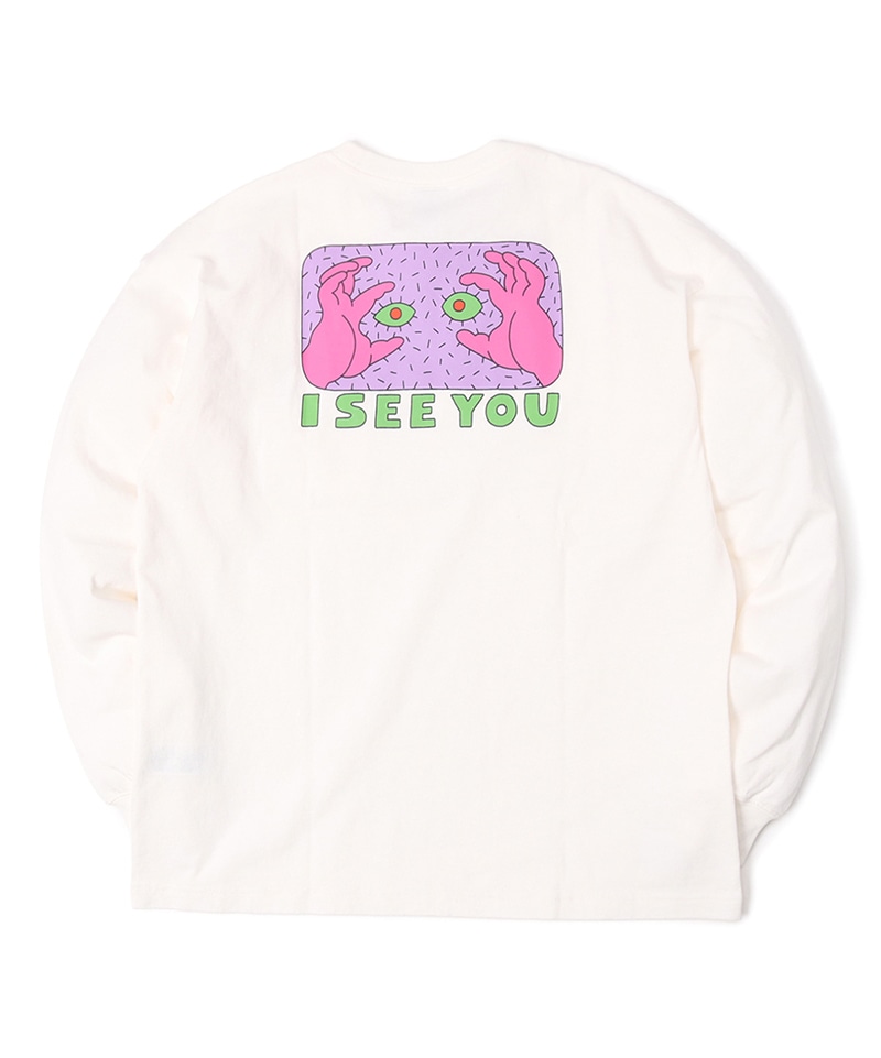 SAYORI WADA Oversized I SEE YOU L/S T-Shirt