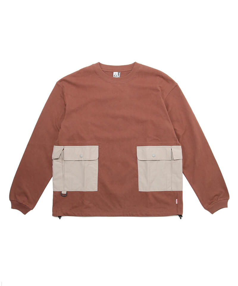 Heavy Weight Side Pocket L/S T-Shirt(ヘビーウエイトサイドポケットロングスリーブTシャツ(ロンT/ロングTシャツ))