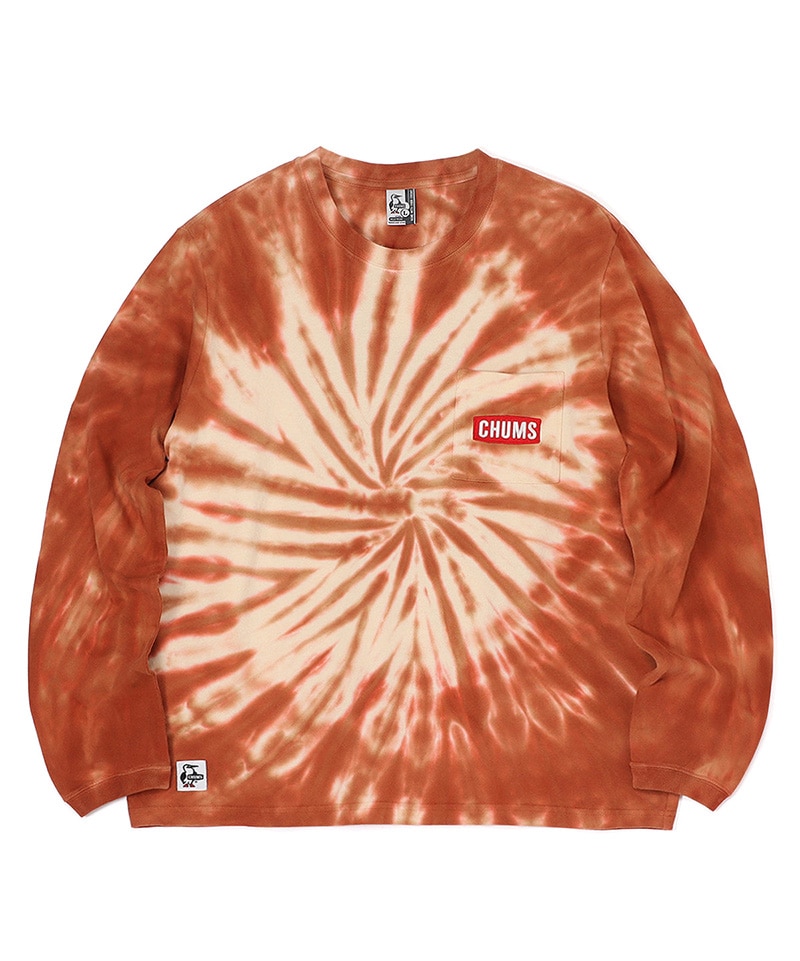 CHUMS Logo Pocket Brushed L/S T-Shirt(チャムスロゴポケットブラッシュドロングスリーブTシャツ(ロンT/ロングTシャツ))