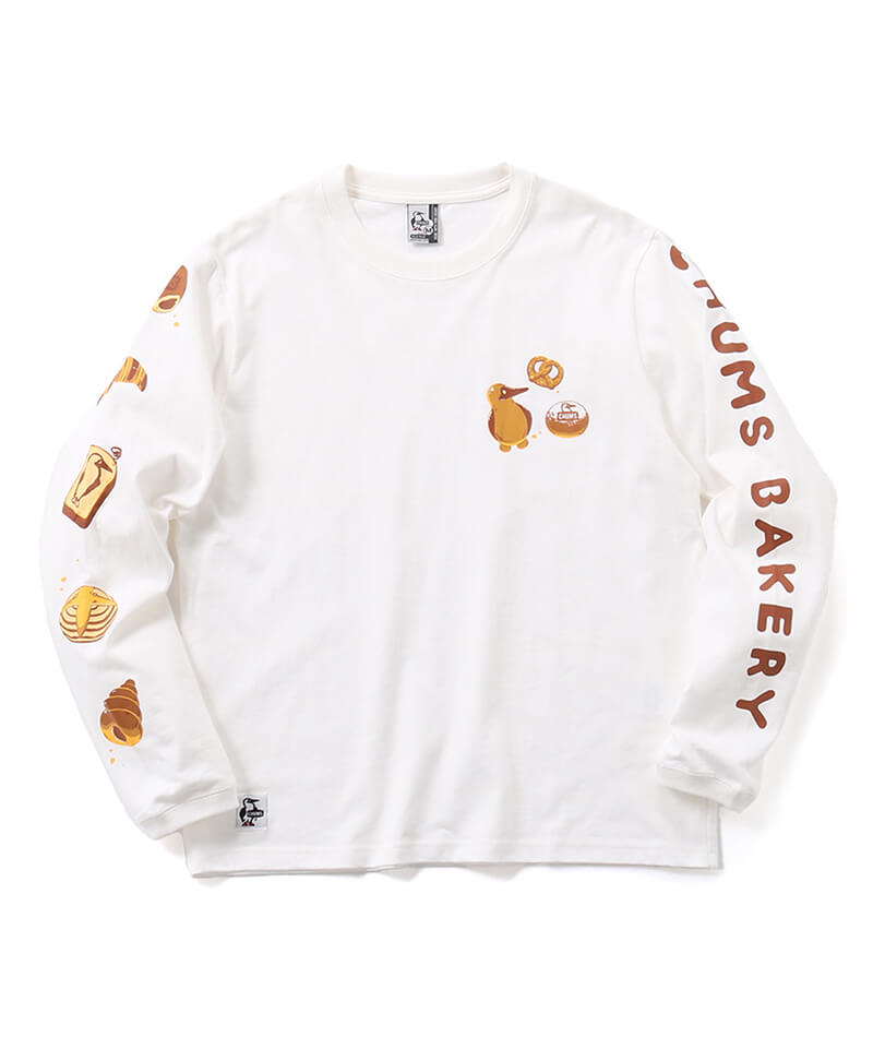 CHUMS BAKERY Brushed L/S T-Shirt(チャムスベーカリーブラッシュドロングスリーブTシャツ(ロンT/ロングTシャツ))