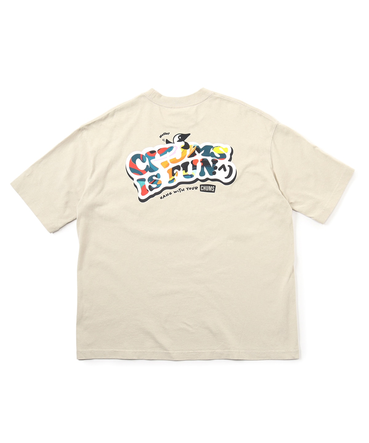 Oversized CHUMS IS FUN T-Shirt/オーバーサイズドチャムスイズファンT