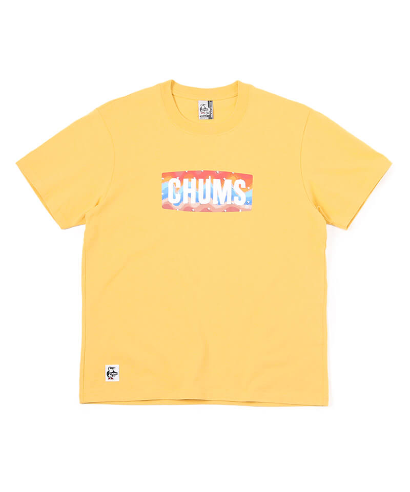 White):　T-Shirt/チャムスロゴスターズアンドストライプTシャツ(トップス/半袖Tシャツ)(M　Stripes　トップスCHUMS(チャムス)|アウトドアファッション公式通販　Stars　Logo　CHUMS　and