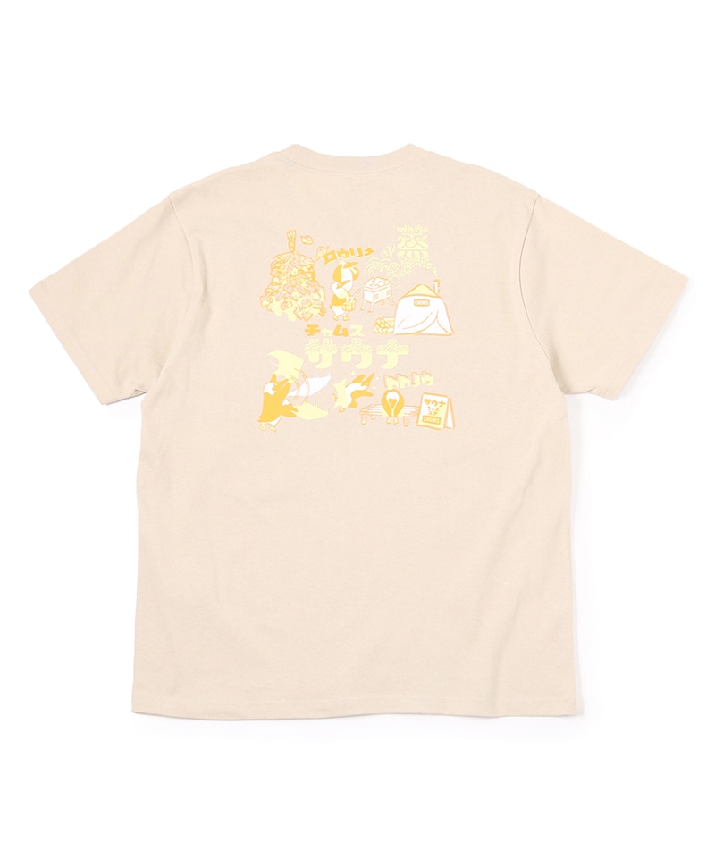 チャムス　サウベニア　オールナイトサウナ　Tシャツ　Mサイズ　巾着付き