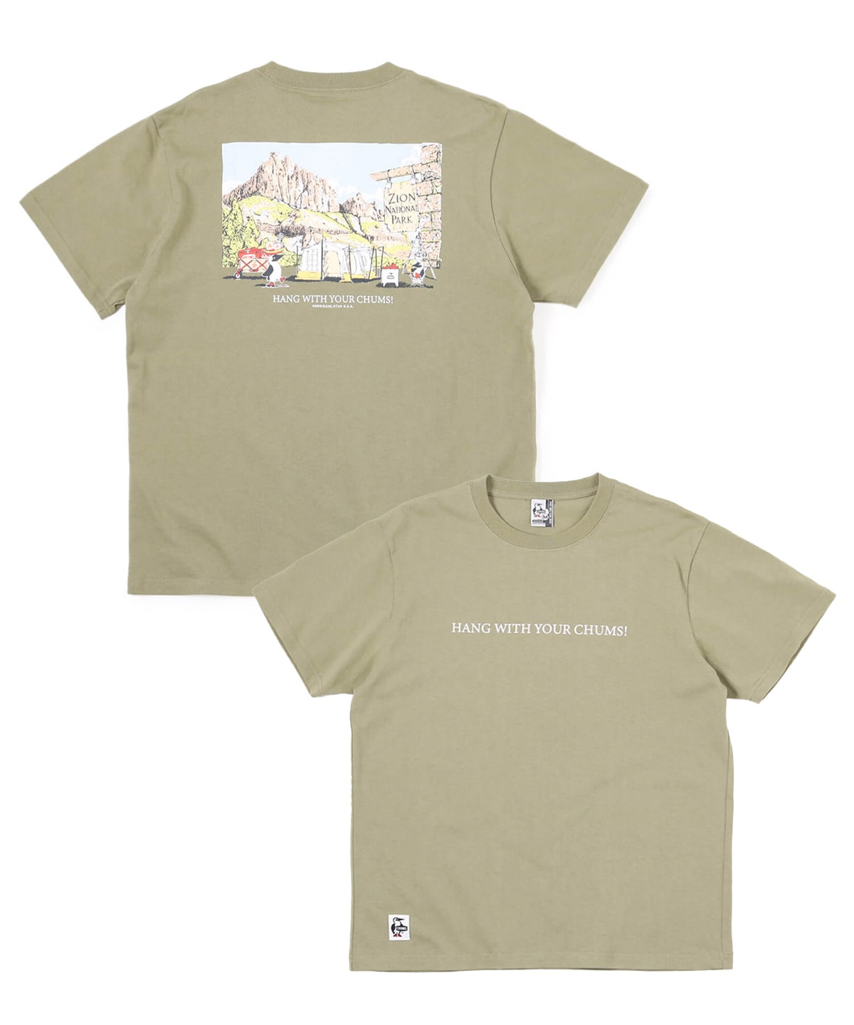 CHUMS Zion Camping T-Shirt(チャムスザイオンキャンピングTシャツ(トップス/Tシャツ))