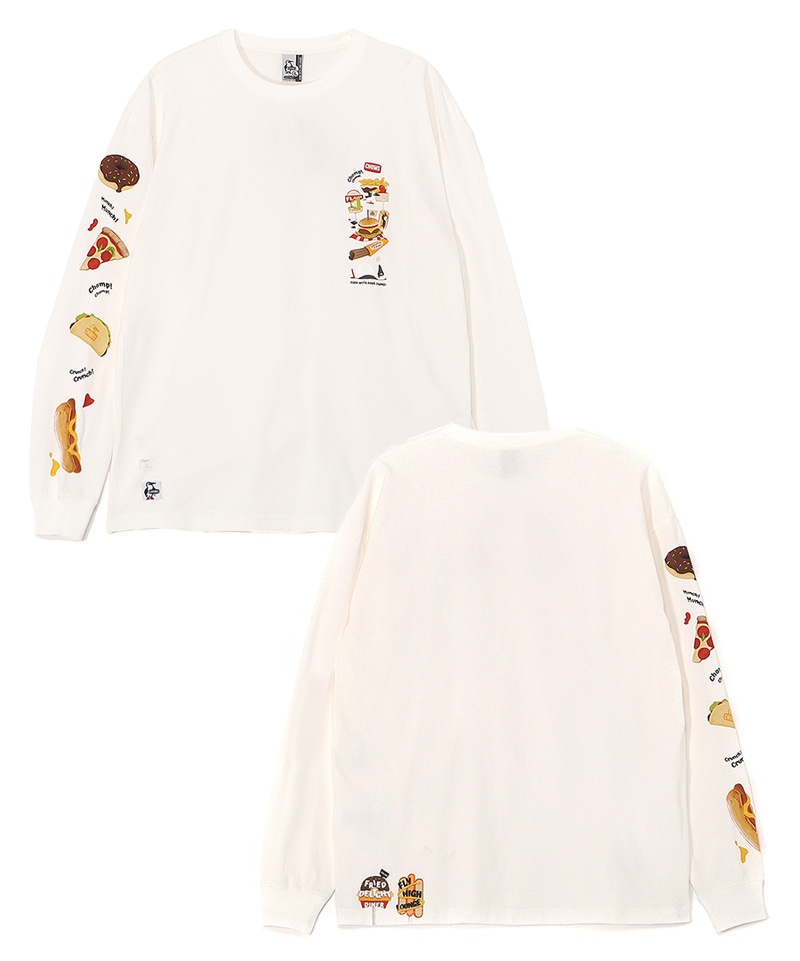Fast Food L/S T-Shirt(ファストフードロングスリーブTシャツ(ロンT/ロングTシャツ))