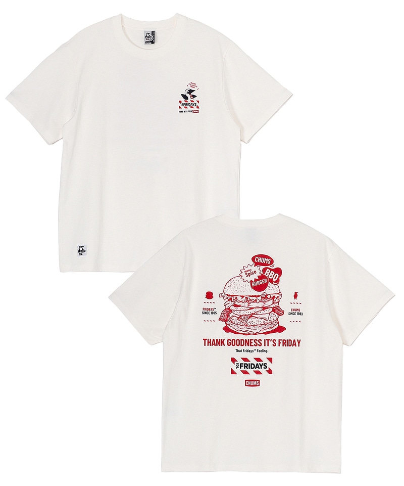 【限定】CHUMSxTGI FRIDAYS BURGER T-Shirt(【限定】CHUMSxTGI フライデイズバーガーTシャツ(トップス/Tシャツ))