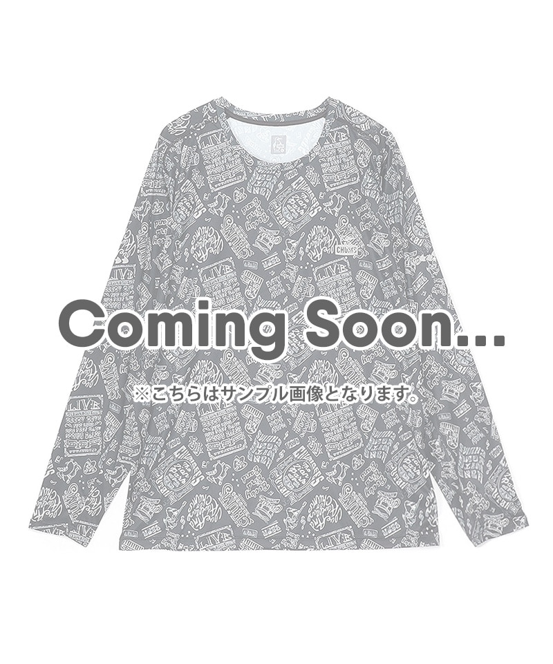 Running Patterned L/S T-Shirt(ランニングパターンドロングスリーブTシャツ(ロンT/ロングTシャツ))