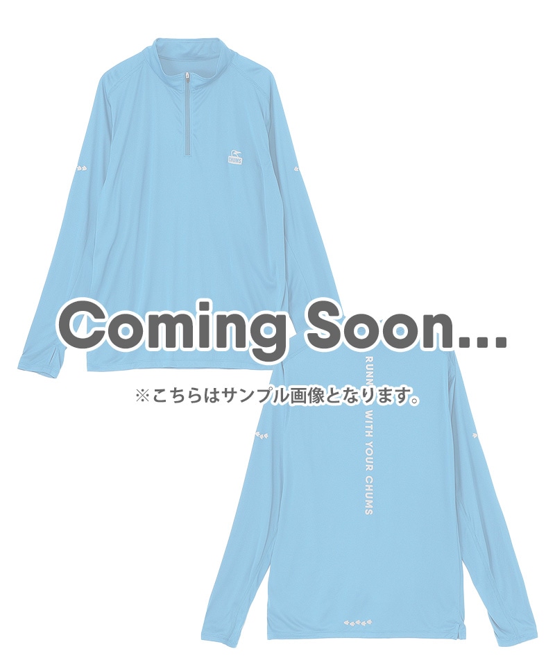 Running Half Zip L/S T-Shirt(ランニングハーフジップロングスリーブTシャツ(ロンT/ロングTシャツ))