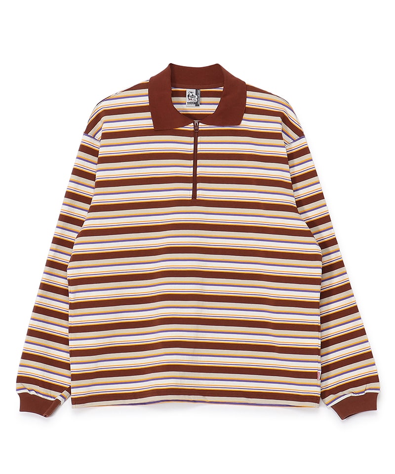 Heavy Weight Border L/S Polo(ヘビーウェイトボーダーロングスリーブポロ(トップス｜ポロシャツ))
