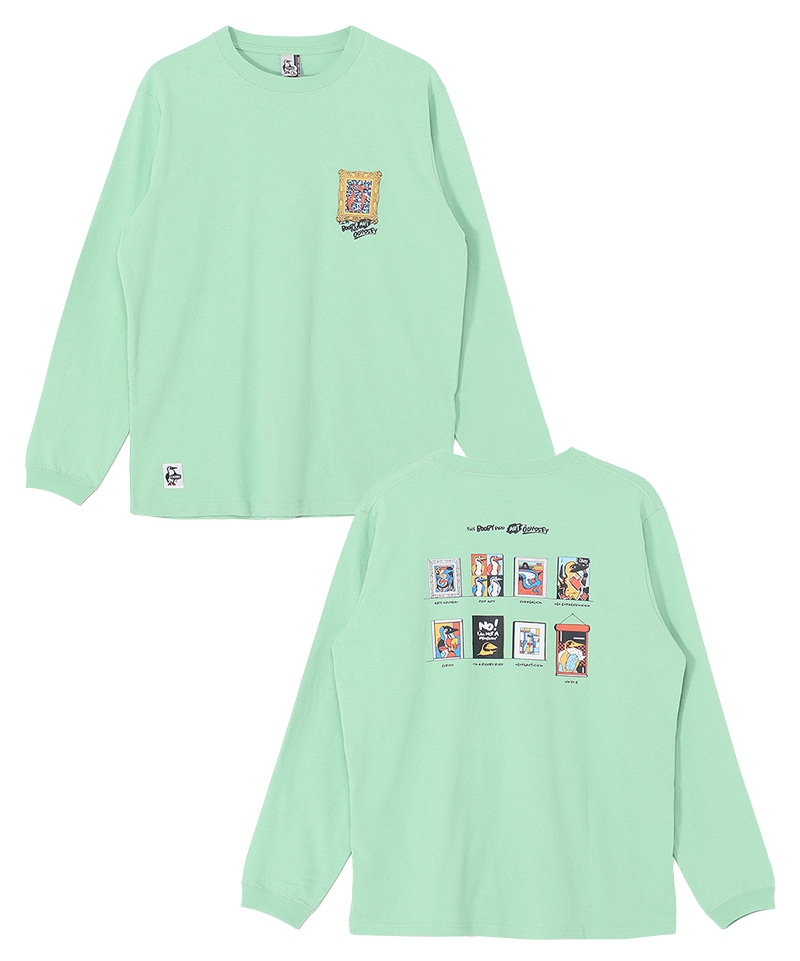 Art Booby Brushed L/S T-Shirt(アートブービーブラッシュドロングスリーブTシャツ(ロンT/ロングTシャツ))