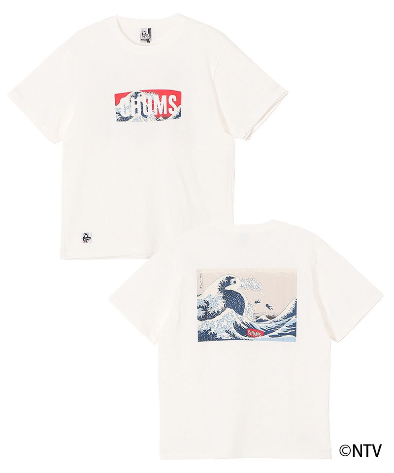 【限定】CHUMS x 葛飾北斎 浪裏 T-Shirt(【限定】CHUMS x 葛飾北斎 浪裏Tシャツ(トップス/Tシャツ))