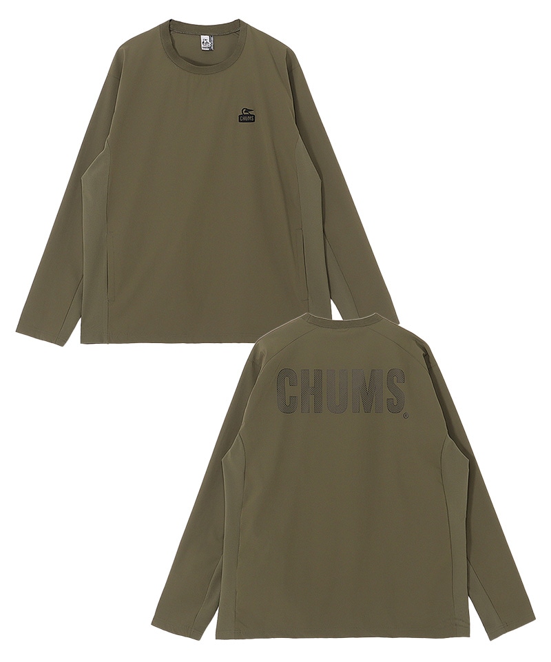 Airtrail Stretch CHUMS L/S T-Shirt(エアトレイルストレッチチャムスロングスリーブTシャツ(ロンT/ロングTシャツ))
