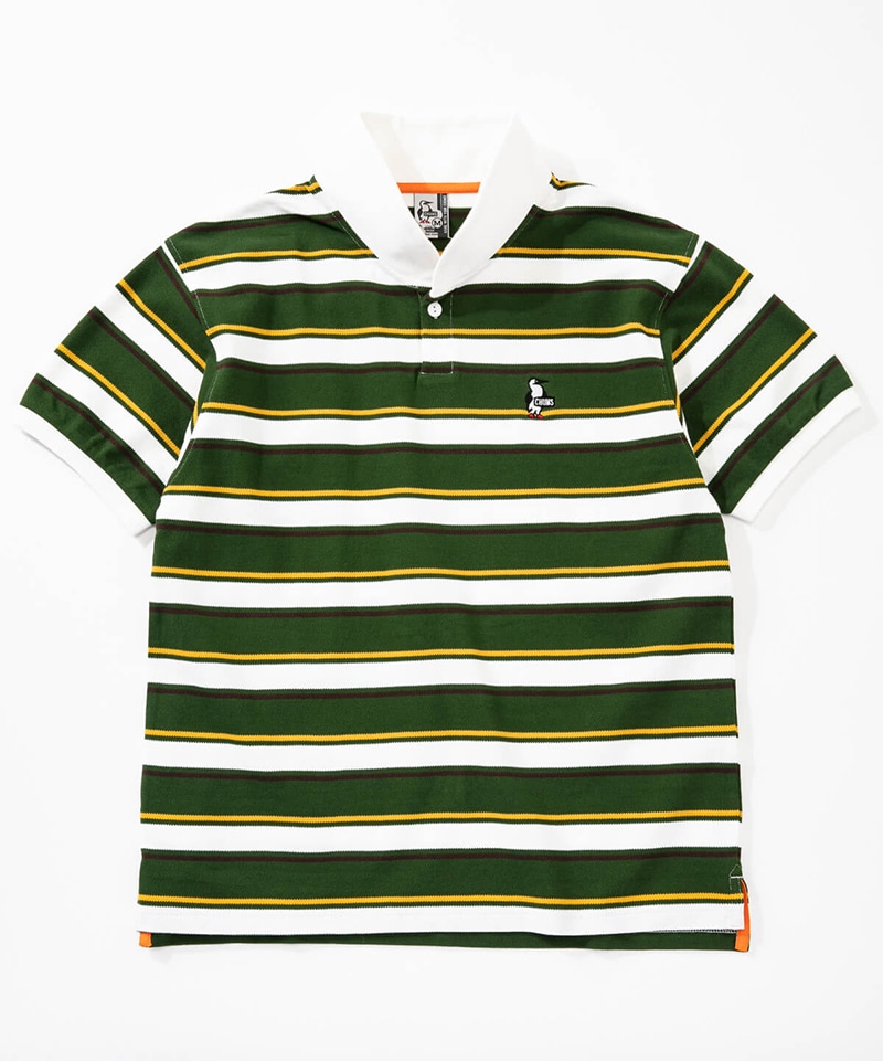 Booby Brdr Shawl Polo Shirt(ブービーボーダーショールポロシャツ(トップス/ポロシャツ))