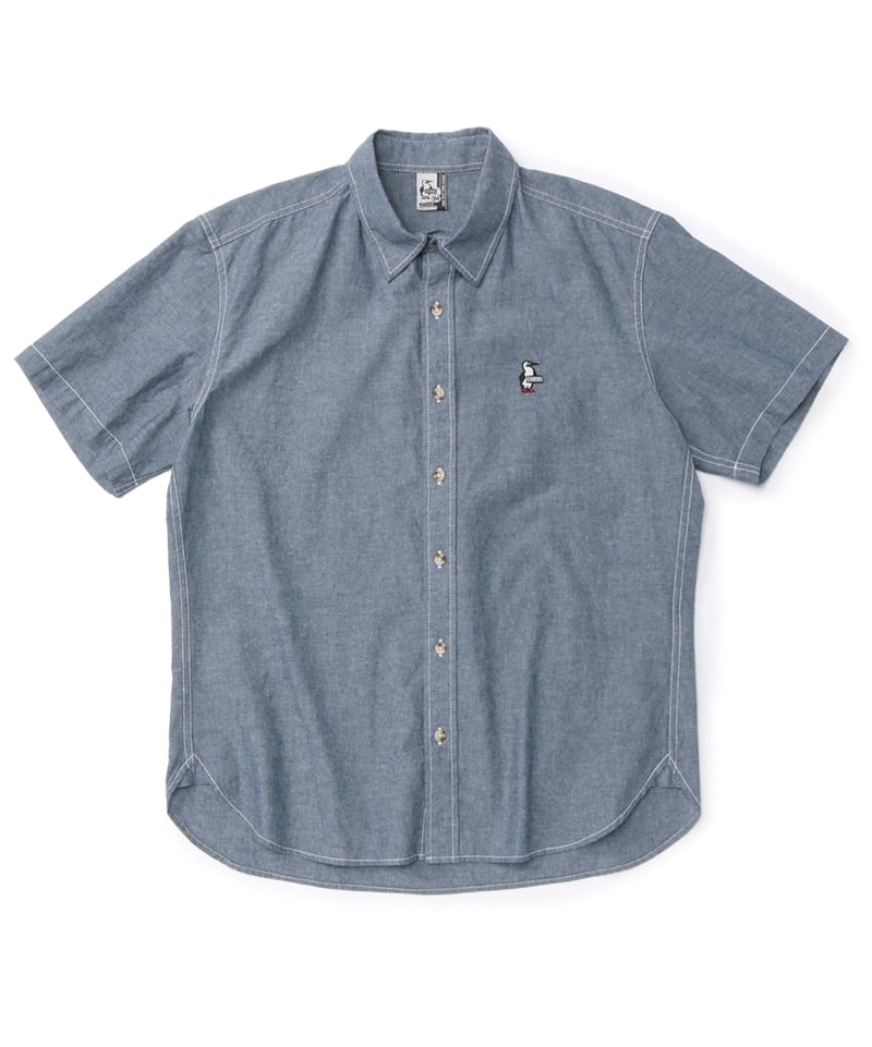Yarn-Dyed Chambray S/S Shirt(ヤーンダイドシャンブレーショートスリーブシャツ(シャツ/半袖シャツ))