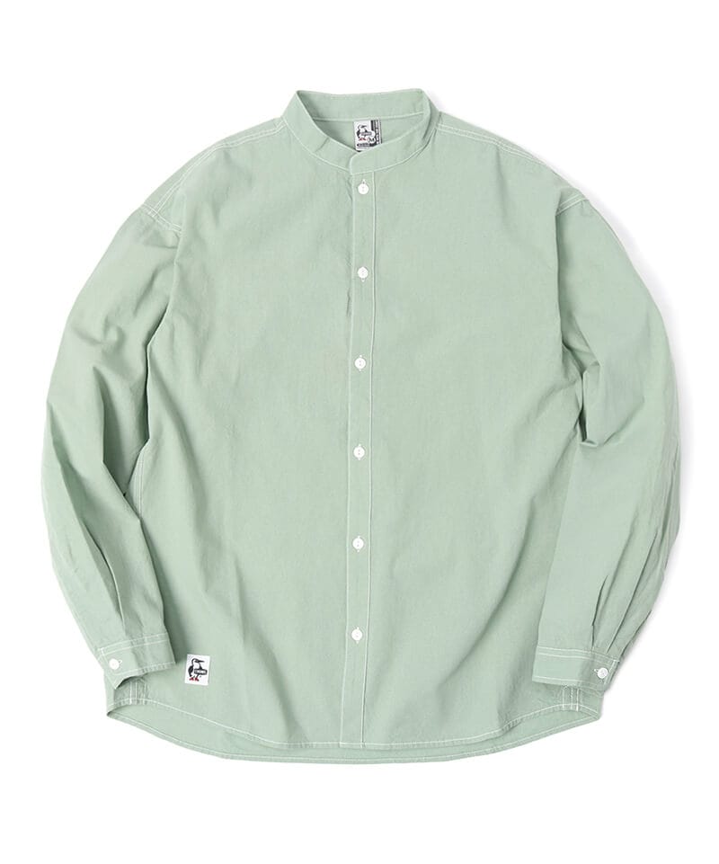Oversized Button Front Hurricane Shirt/オーバーサイズドボタンフロントハリケーンシャツ(シャツ/長袖シャツ)