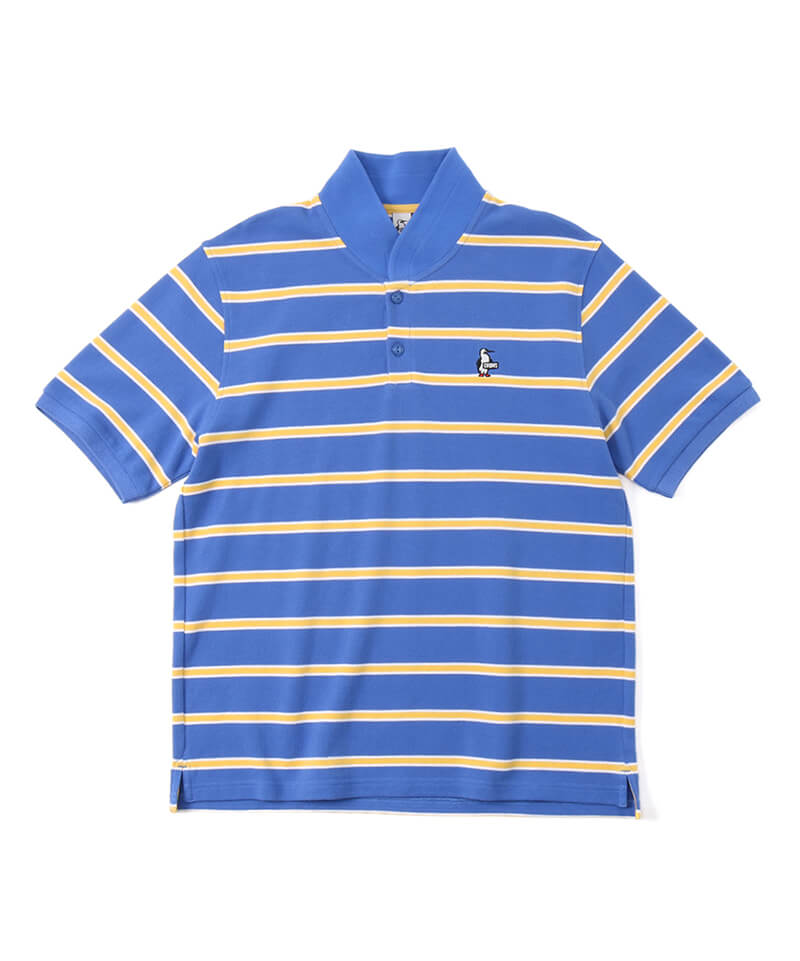 Booby Border Shawl Polo Shirt(ブービーボーダーショールポロシャツ(ポロシャツ｜トップス))