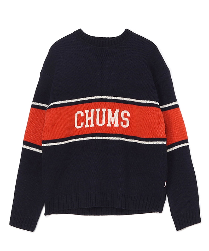CHUMS College Knit Crew Top(チャムスカレッジニットクルートップ(ニット｜セーター))