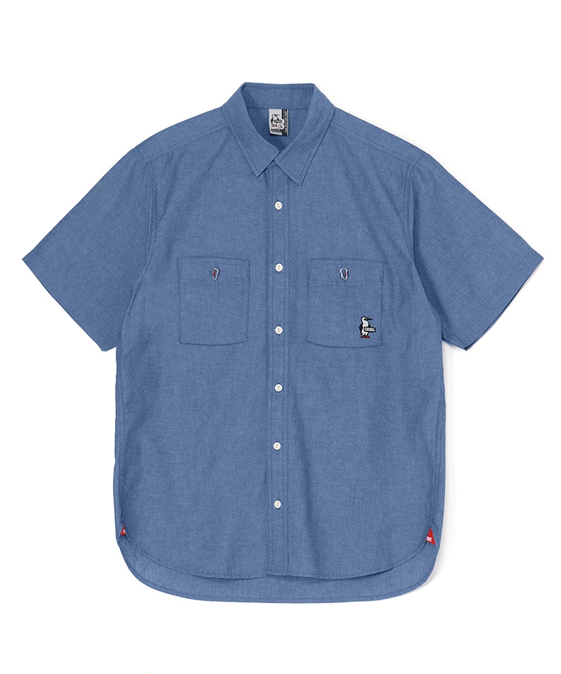 Yarn-Dyed Chambray S/S Shirt(ヤーンダイドシャンブレーショートスリーブシャツ(シャツ/半袖シャツ))