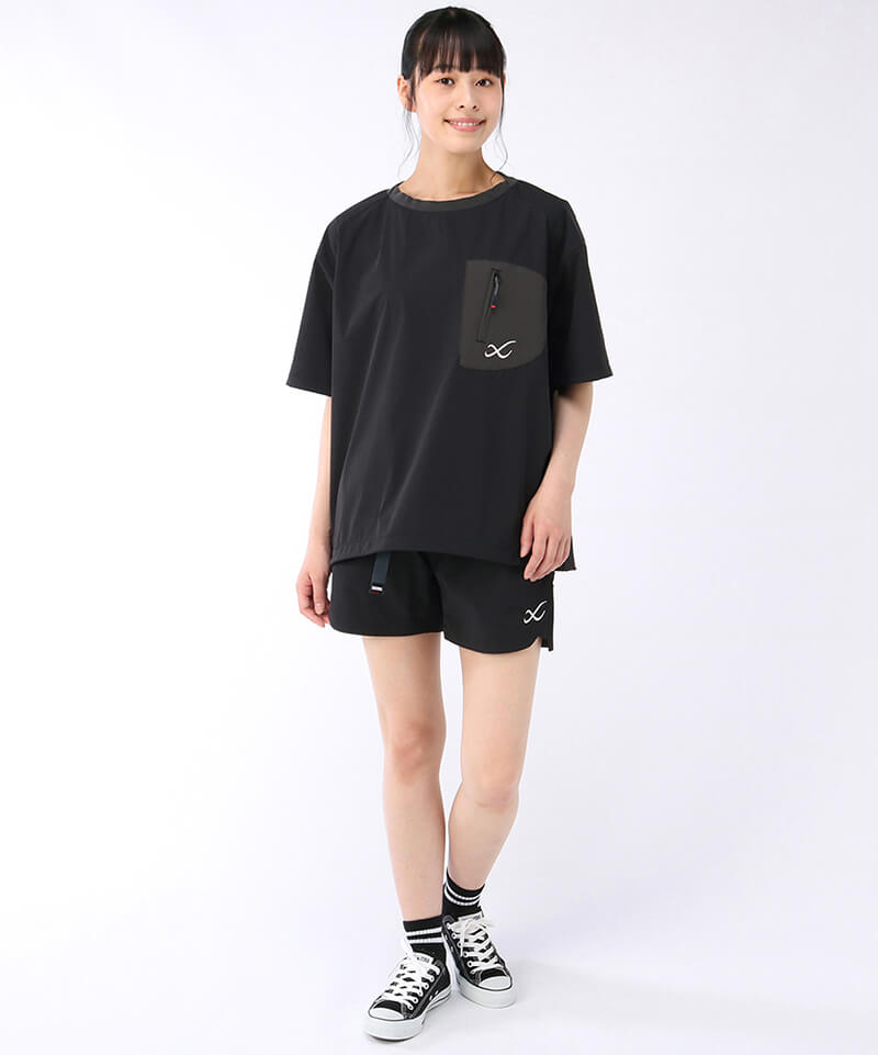 限定】CHUMS x CW-X Airtrail Shorts/【限定】チャムス x CW-X エアトレイルショーツ(ショート｜ハーフパンツ)(M  Black): パンツ｜オールインワンCHUMS(チャムス)|アウトドアファッション公式通販