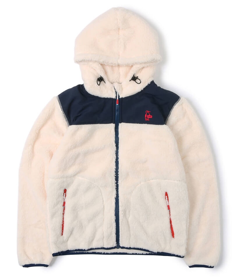 Elmo Fleece Full Zip Parka/エルモフリースフルジップパーカー(アウター／フリース)(M Nautical  Dots/Navy): ジャケット｜アウター|CHUMS(チャムス)|アウトドアファッション公式通販