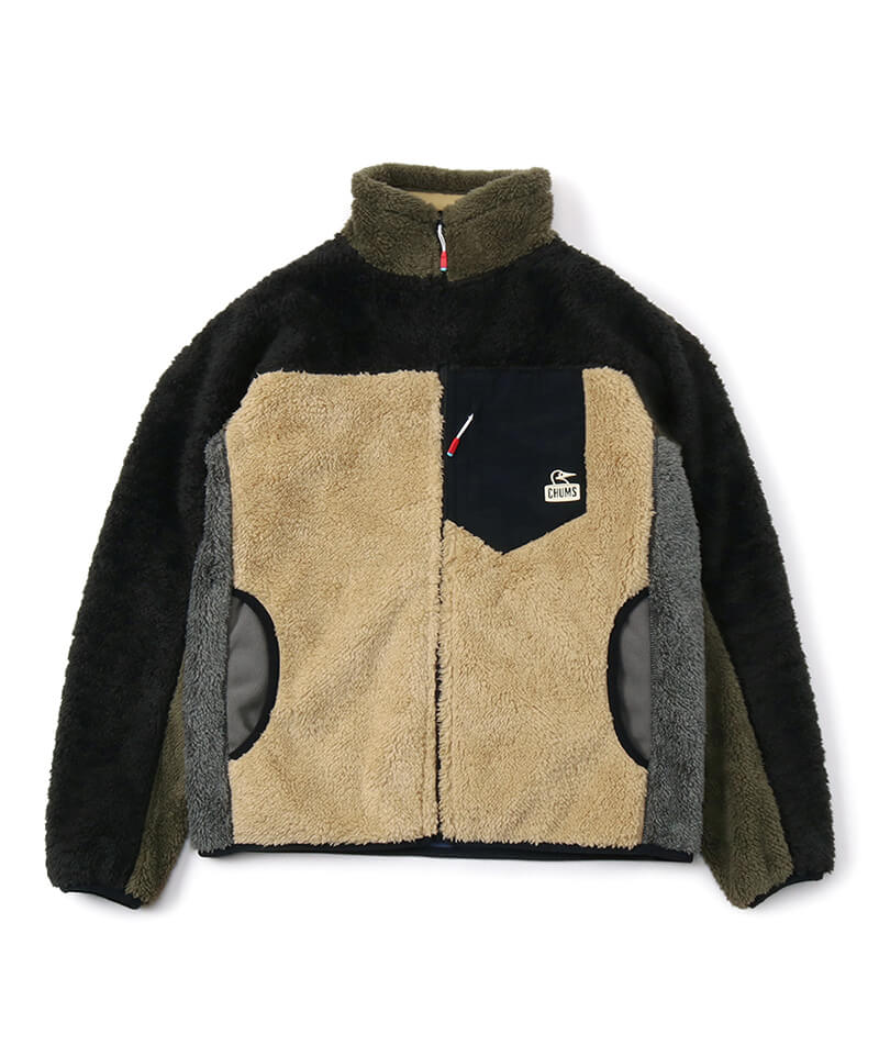Bonding Fleece Jacket/ボンディングフリースジャケット(アウター/フリース)(M Khaki): ジャケット|アウター|CHUMS( チャムス)|アウトドアファッション公式通販 Bonding Fleece Jacket/ボンディングフリースジャケット(アウター/フリース)(M Khaki): ジャケット|アウター|CHUMS( チャムス)|アウトドアファッション公式通販