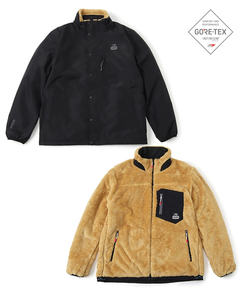 Elmo Gore-Tex INFINIUM Reversible Jacket/エルモゴアテックスインフィニアムリバーシブルジャケット(ジャケット｜ アウター)(M Navy/Ivory): ジャケット｜アウターCHUMS(チャムス)|アウトドアファッション公式通販
