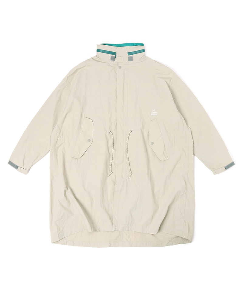 XL/CAMPIONE ロングドローコード コットン コーチジャケットbeige