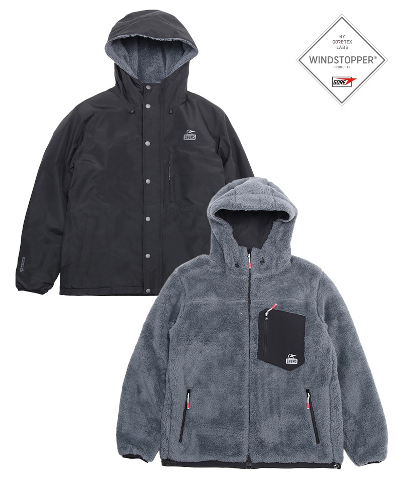 Elmo Gore-Tex WINDSTOPPER Reversible Hoodie/エルモゴアテックス ...