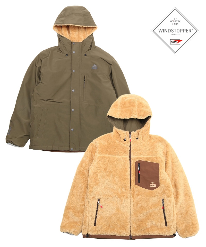 Elmo Gore-Tex WINDSTOPPER Reversible Hoodie/エルモゴアテックス ...