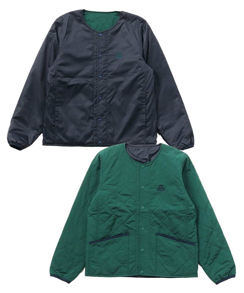 Kapok Quilting Reversible Jacket/カポックキルティングリバーシブルジャケット(ダウンジャケット｜アウター)(M  Beige): ジャケット｜アウターCHUMS(チャムス)|アウトドアファッション公式通販