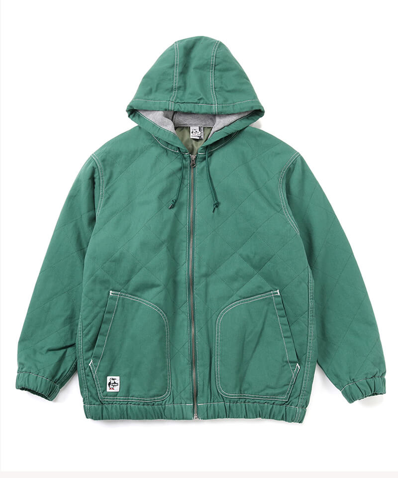 【Chikashitsu +】padded hoodie