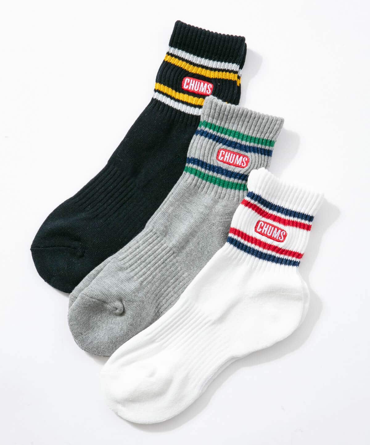 3P Logo Line Quarter Socks(3Pロゴラインクォーターソックス(ソックス/靴下))